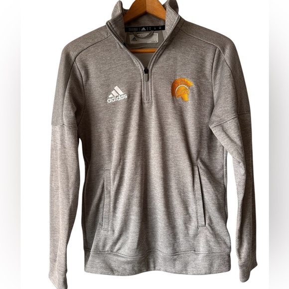 Adidas Women’s Teams Spartans 1/4 Zip Long Sleeve - Picture 8 of 12